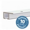 Binario Top Rail bianco 3m.